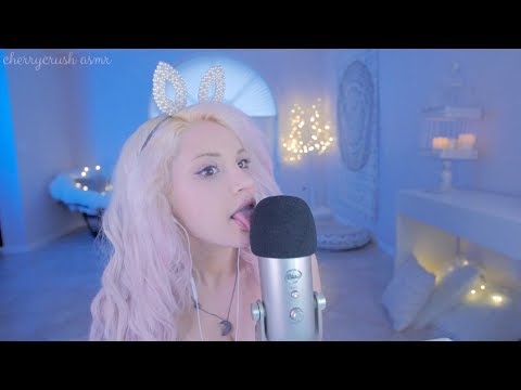 【Cherry Crush ASMR】嘴巴声音和麦克风舔