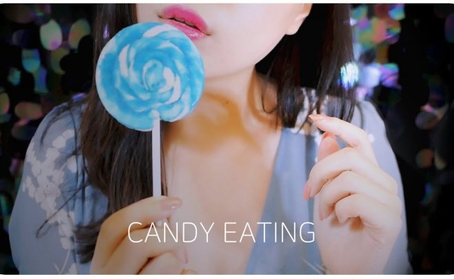【ASMR MELODY】今个咱吃个蓝色的棒棒糖