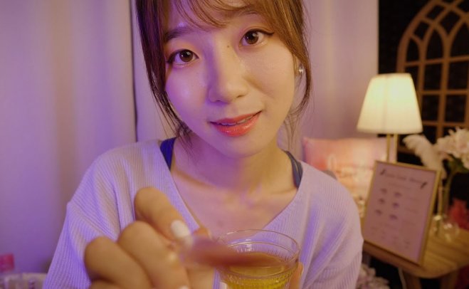 【Latte ASMR】睡眠睫毛扩展和唇部护理?ASMR