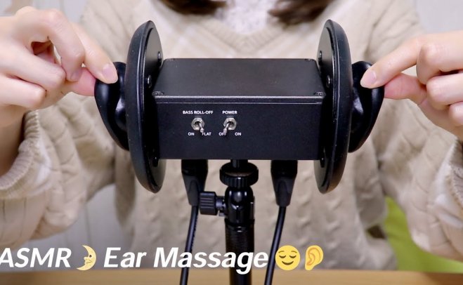 【hatomugi ASMR】无人声耳朵按摩