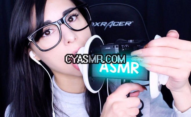 [LunaRexx ASMR]吃耳舔耳，口腔音，耳部按摩