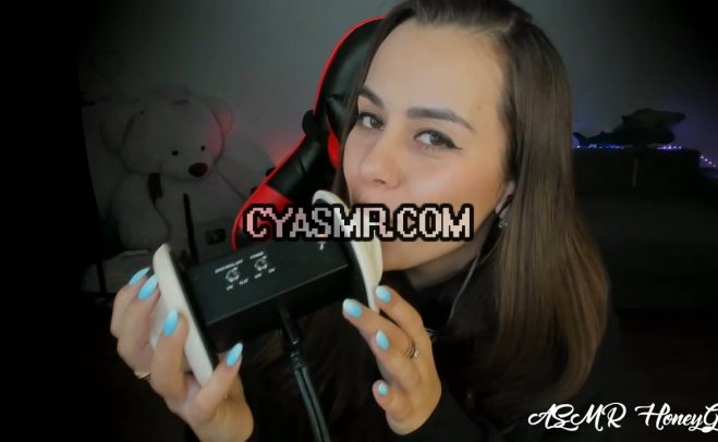 [honeygirl ASMR]收费类作品，快速舔耳