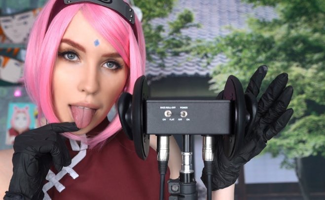 [ASMR MOOD收费视频 ASMR]Cos小樱，耳部按摩，吃耳舔耳