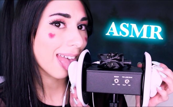 [LunaRexx ASMR]吃耳舔耳和放松的嘴巴声音