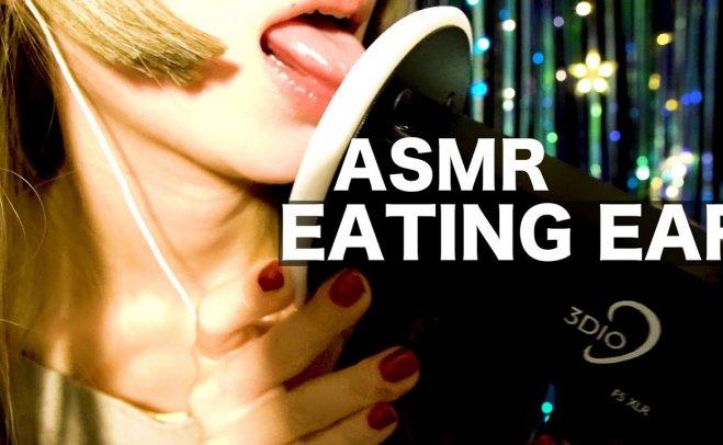 [うーちゃん ASMR]可以看到舌头的强烈舔耳