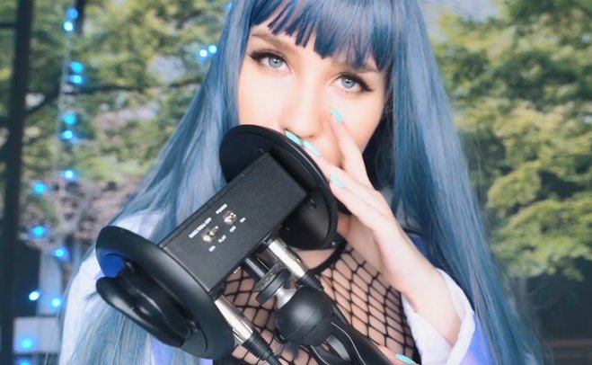 [ASMR MOOD]COS雏田吃耳舔耳