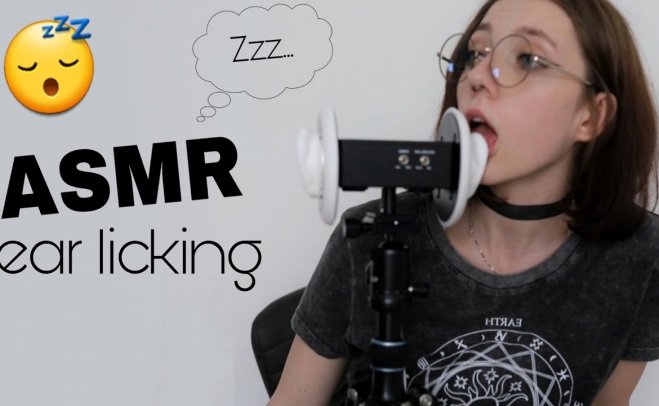 [Elles ASMR]激烈的耳朵舔，湿润的嘴巴声音