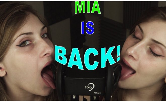 [Mia ASMR]刺痛感的舔耳