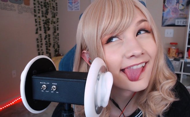 [Miinu Inu ASMR]吃耳舔耳和口腔音，无人声