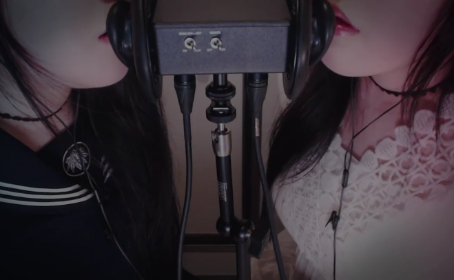 [PPOMO ASMR]双人口腔音和亲吻音