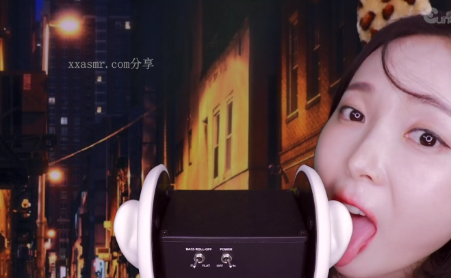 [Eunzel ASMR]吃耳朵和舔耳，镜头舔，无人声（收费视频）